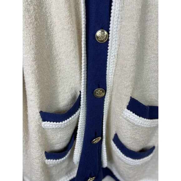 J Crew Textured Bouclé Lady Jacket Cardigan Size 2X - Picture 4 of 7